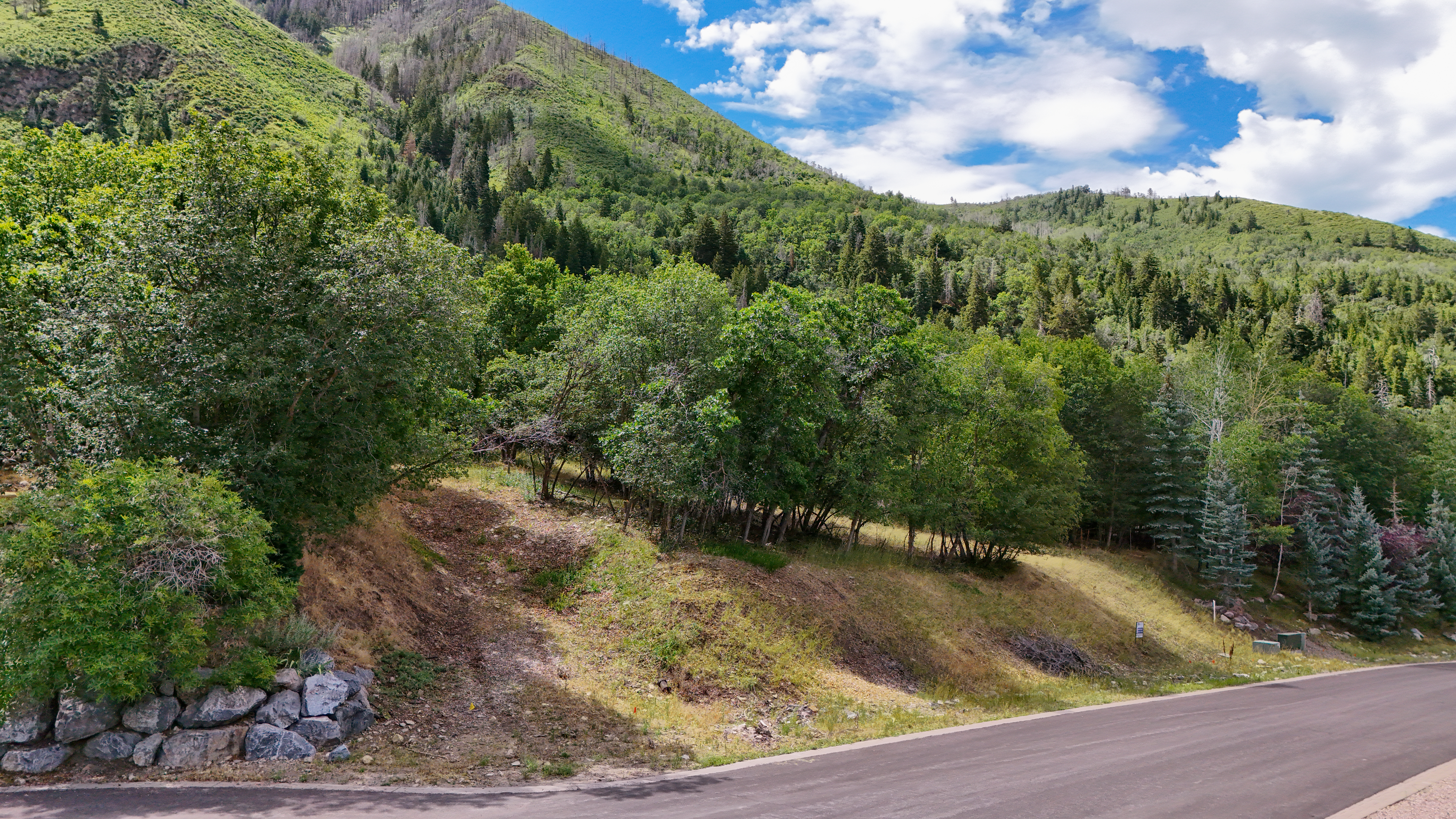 Aerial drone photo 1040 Woodlands lot Salt Lake City Utah