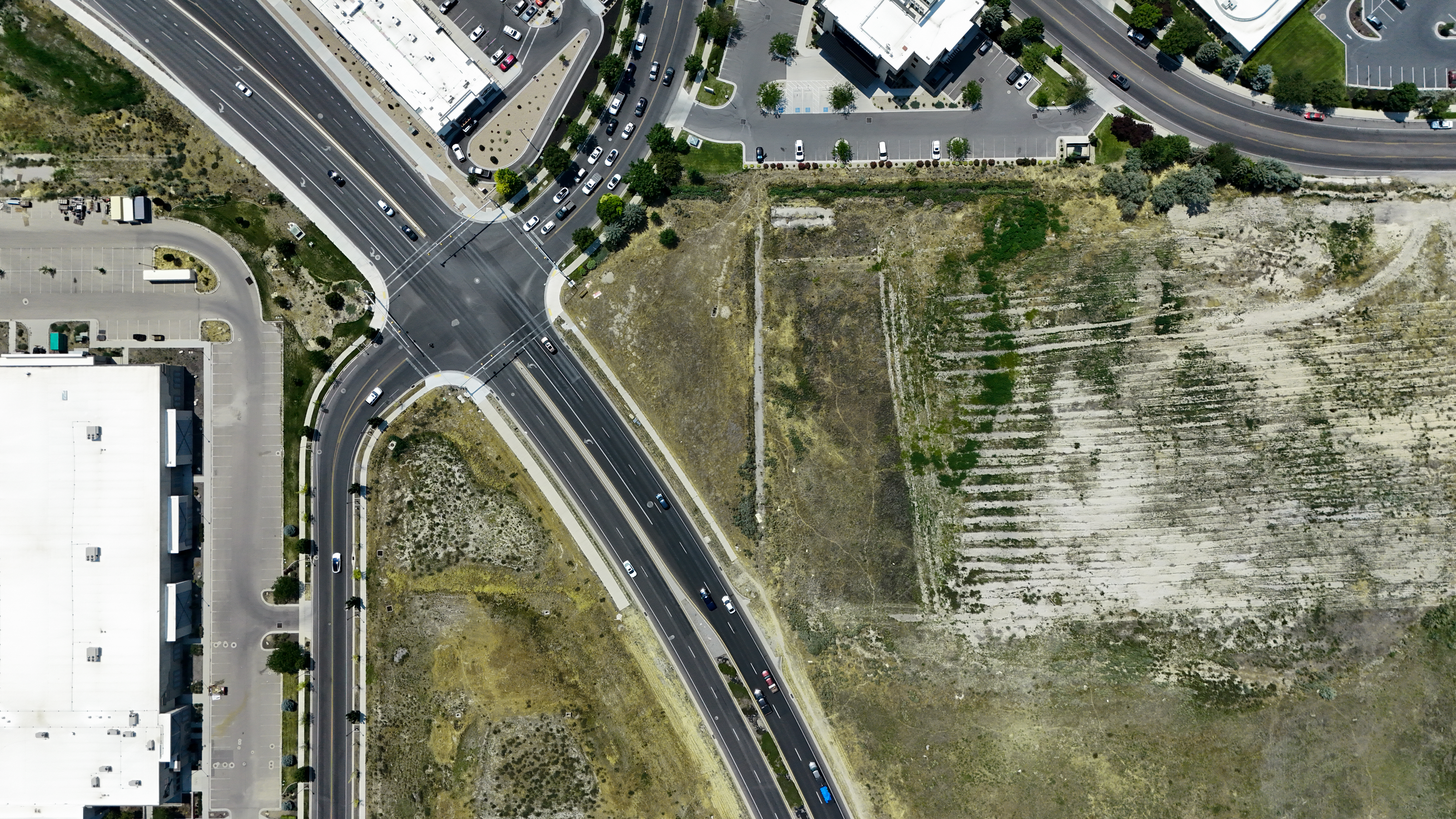 Aerial drone photo of land listing in Pleasant Grove Utah
