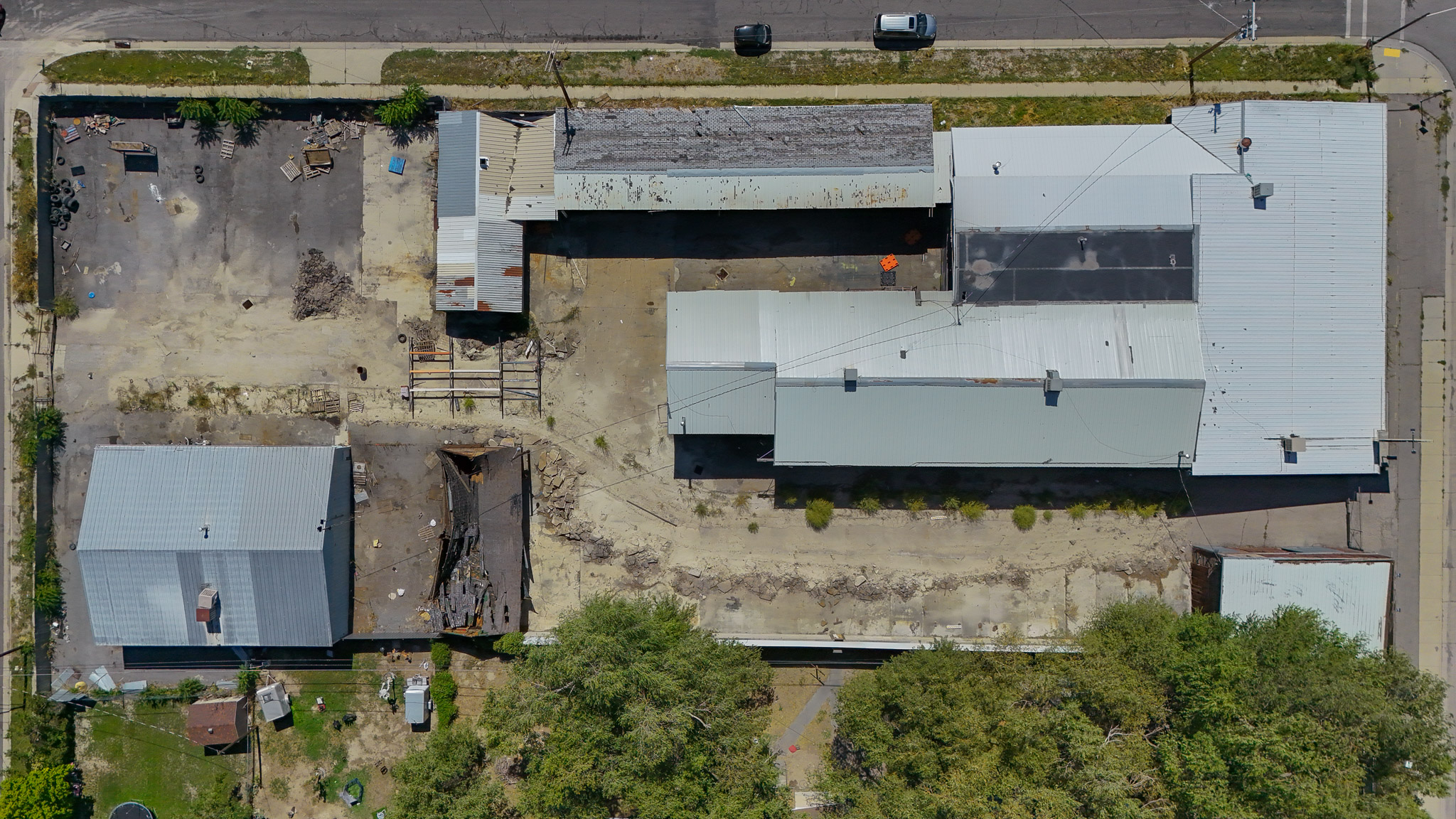 Aerial drone photo lot listing Redwood Road Salt Lake County Utah
