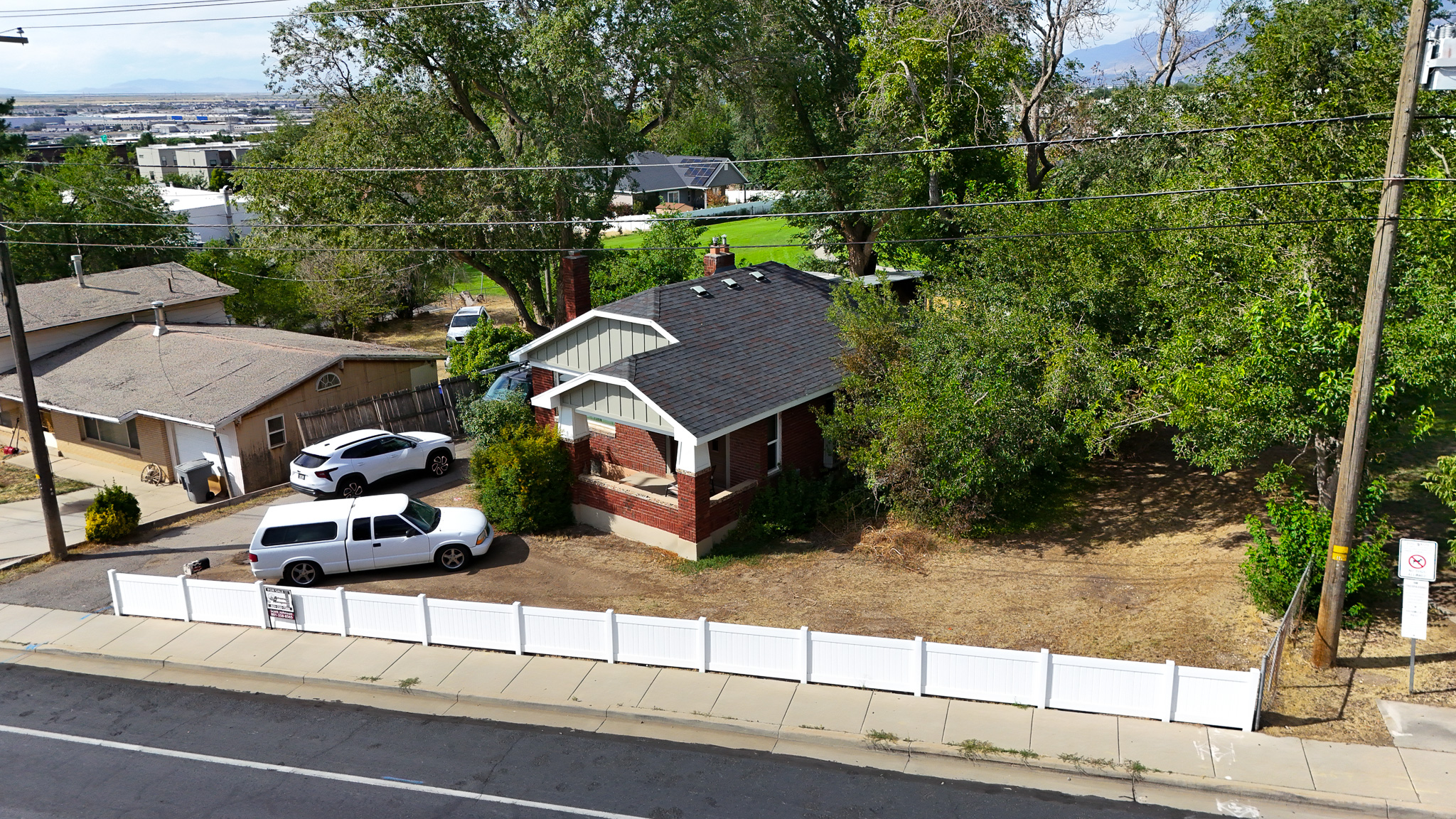 Aerial drone photo SLC lot 155E